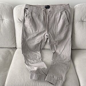 Men's Casual Light Gray Joggers